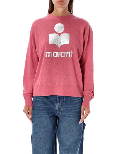 Shop Isabel Marant Étoile Klowia T-shirt In Antik Pink / Silver