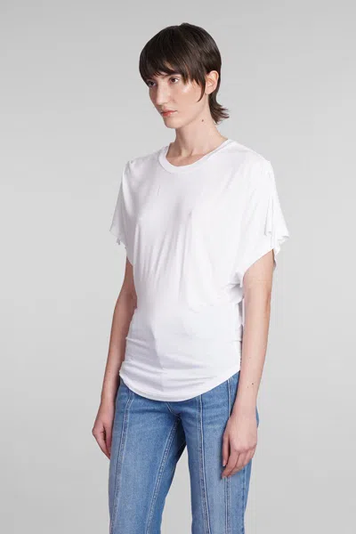Isabel Marant Zola T-shirt In White Modal In White