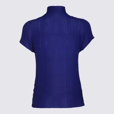 Shop Issey Miyake Blue Top In Dawn Blue