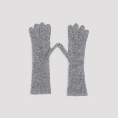 Shop Jacquemus Gloves In Grey