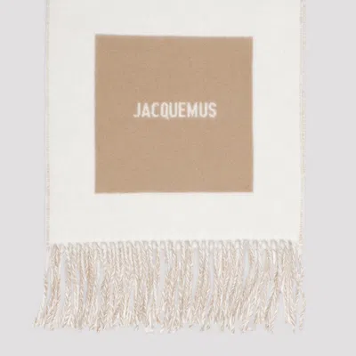 Shop Jacquemus Scarf In Beige