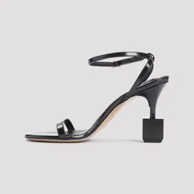 Shop Jacquemus Sandals In Black