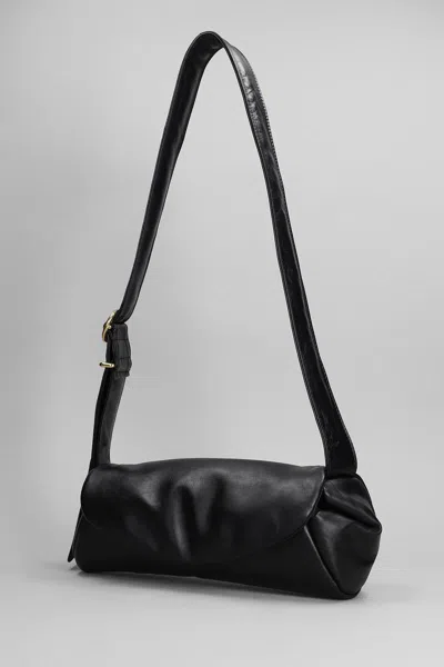 Shop Jil Sander Cannolo Piccolo Shoulder Bag In Black