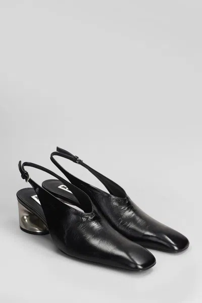 Shop Jil Sander Pumps In Black