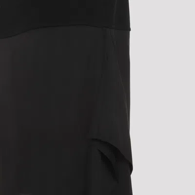 Jil Sander Black Wool Skirt In Black