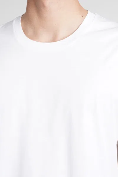 Jil Sander Classic Crew Neck T-shirt Set Of Three In Cotton In White