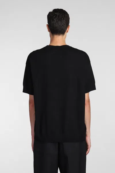 Jil Sander Logo-print Layered T-shirt In Black