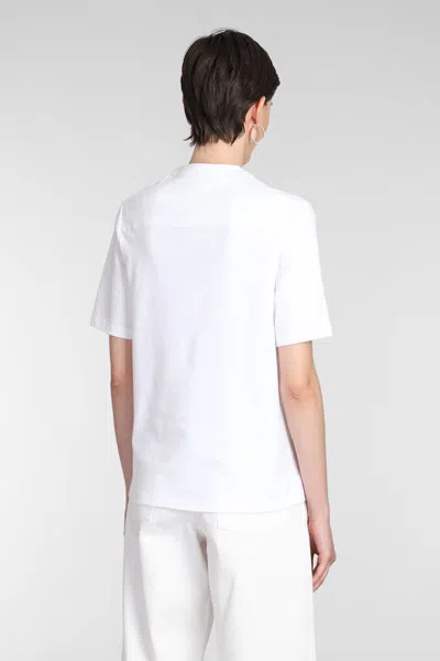 Jil Sander Woman White T-shirts & Tank Tops In White