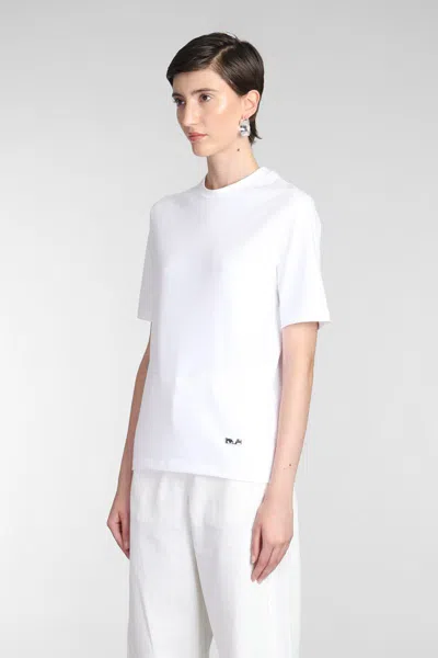 Jil Sander Woman White T-shirts & Tank Tops In White