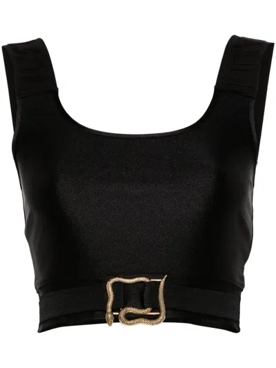 Shop Just Cavalli Top In Black