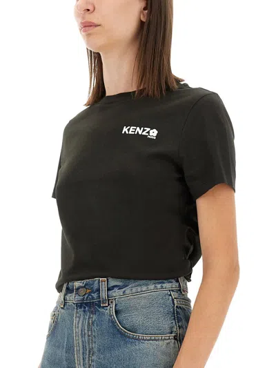 Shop Kenzo "boke Flower" T-shirt In Black