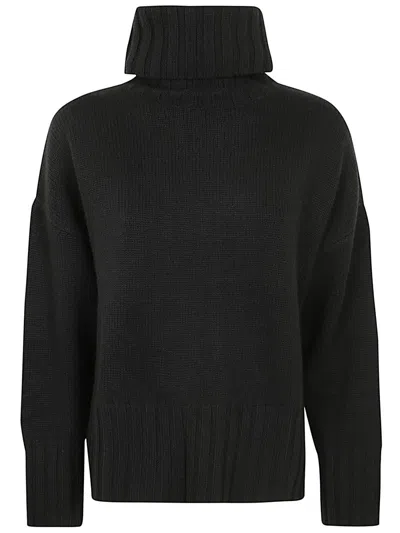 Shop Kujten Yoko Turtle Neck Sweater Clothing In Black