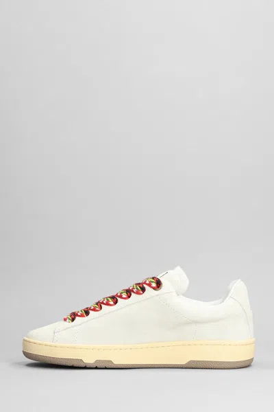 Lanvin Men Sneaker With Logo In White