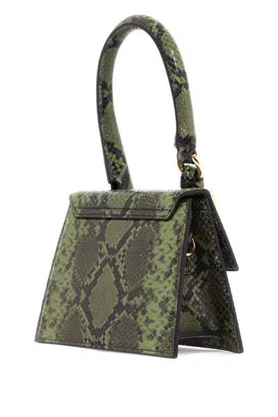 Shop Jacquemus Le Chiquito Moyen Boucle Bag In Green