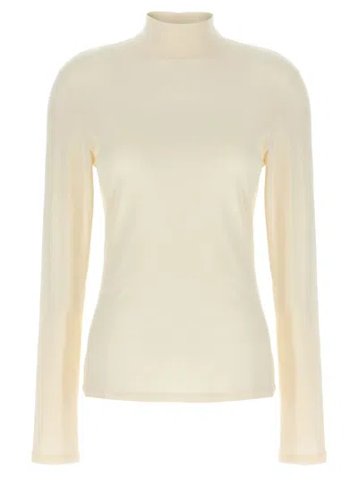 Shop Lemaire 'rib Turtleneck' Turtleneck Sweater In White