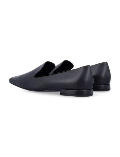 Shop Loulou Studio Carole Loafers In Black