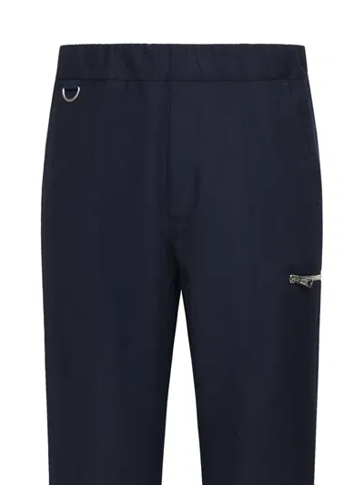 Shop Low Brand Trousers In Blue