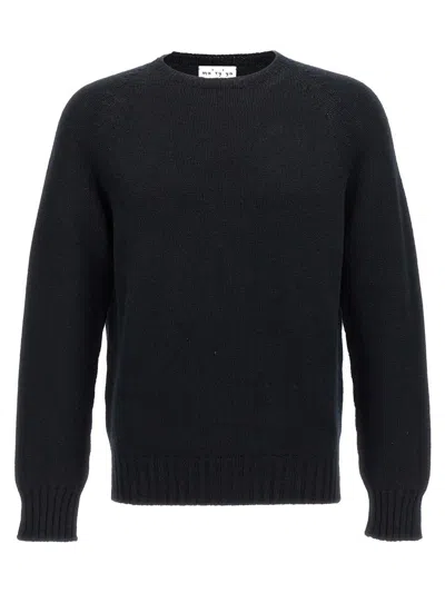 Ma'ry'ya Black Crew-neck Sweater In Black