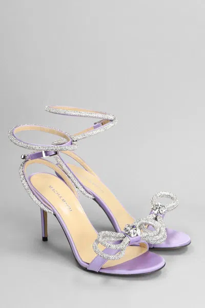 Shop Mach & Mach Sandals In Purple