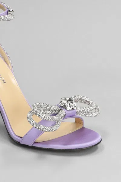 Shop Mach & Mach Sandals In Purple