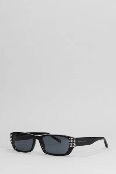 Magda Butrym X Linda Farrow Sunglasses In Black