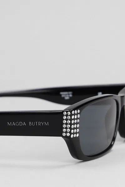 Magda Butrym X Linda Farrow Sunglasses In Black