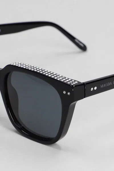 Magda Butrym X Linda Farrow Sunglasses In Black