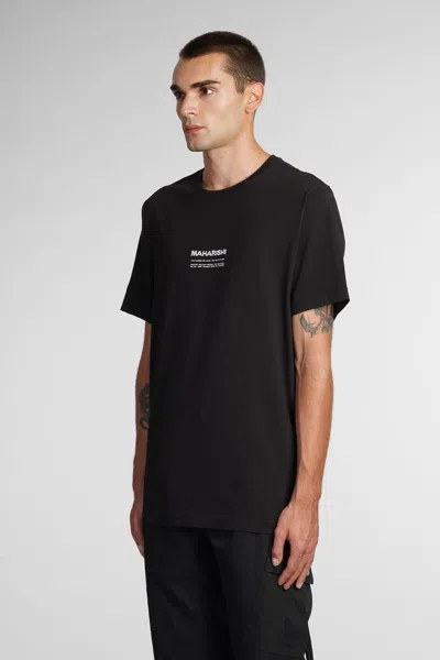 Shop Maharishi T-shirt In Black