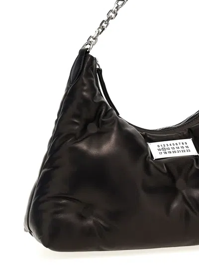 Shop Maison Margiela Glam Slam Hobo Medium Shoulder Bag In Black