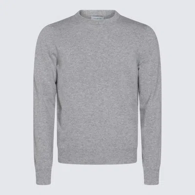 Shop Malo Grey Cashmere Jumper In Cemento