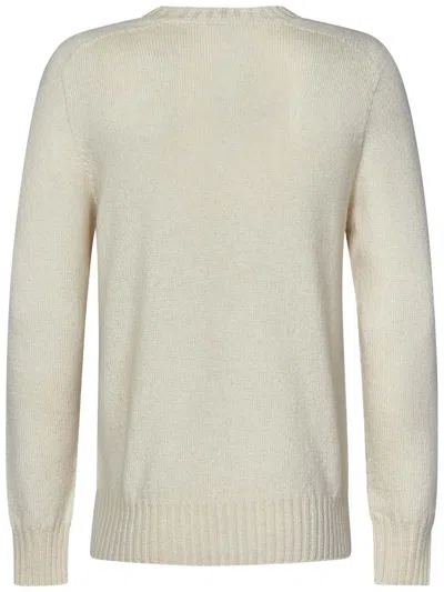 Shop Malo Sweater In Beige