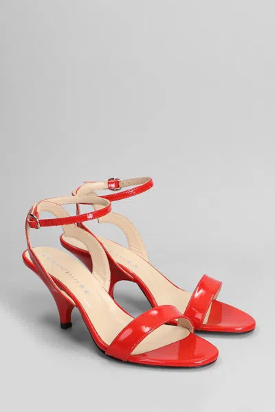 Marc Ellis Ankle-strap Open-toe Sandals In Red