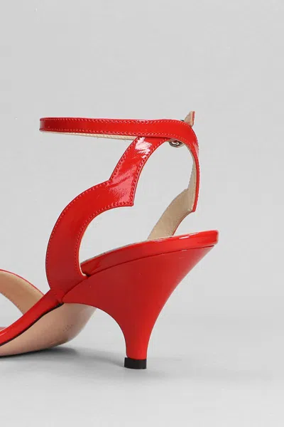 Marc Ellis Ankle-strap Open-toe Sandals In Red