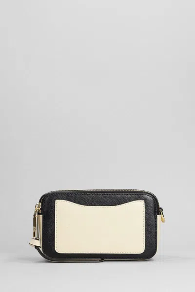 Marc Jacobs Snapshot Shoulder Bag In White Leather In White