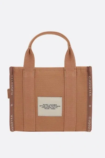 Shop Marc Jacobs The Jacquard Small Tote Bag In Brown