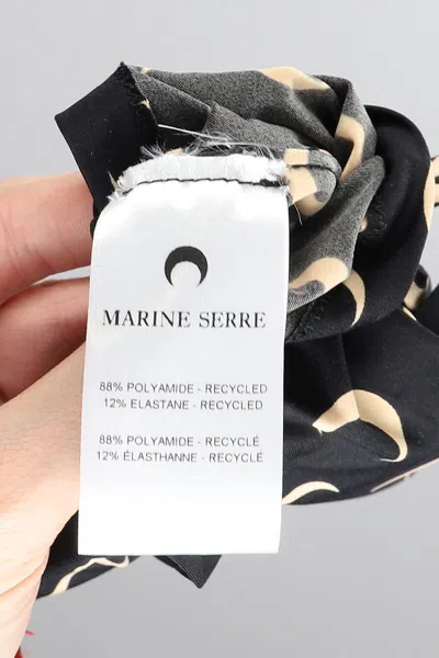 Shop Marine Serre Gloves In Black