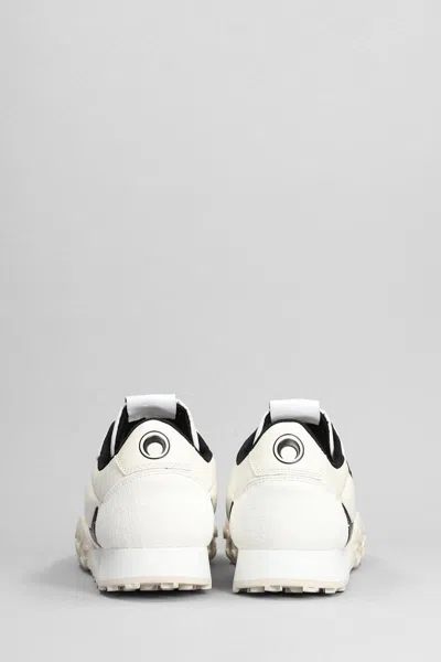 Marine Serre Man Sneakers White Size 7 Leather In White