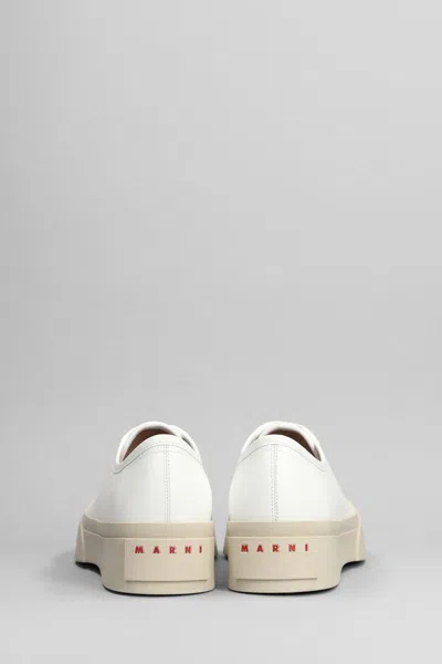 Shop Marni Sneakers In White