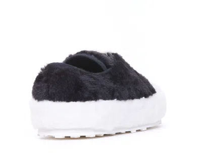 Shop Marni Sneakers In Lily White/black