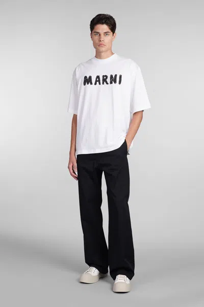 Shop Marni T-shirt In White