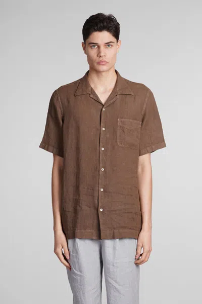 Shop Massimo Alba Venice Shirt In Brown