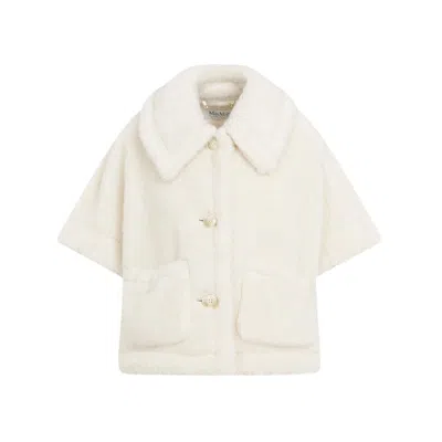 Max Mara Alpaca Lana Seta Jackets In White