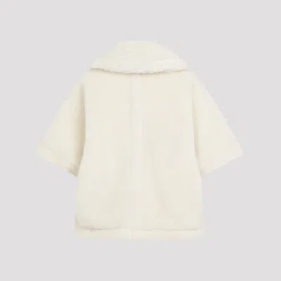 Max Mara Alpaca Lana Seta Jackets In White