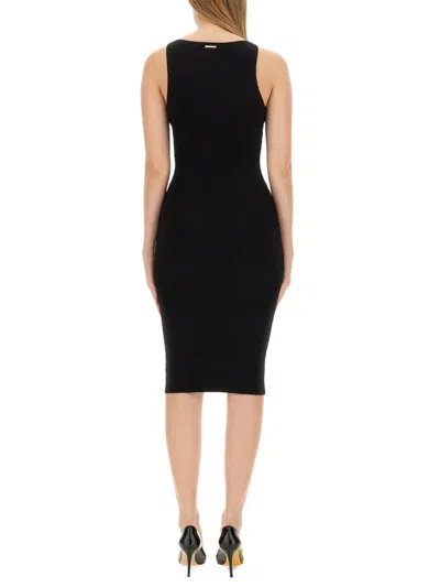 Shop Michael Kors Slim Fit Dress In Black