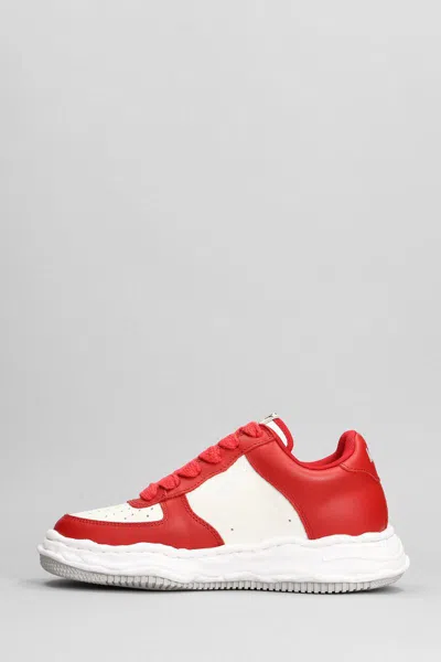 Shop Miharayasuhiro Mihara Yasuhiro Waney Sneakers In Red