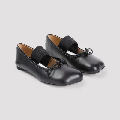 Shop Mm6 Maison Margiela Ballerinas In Black