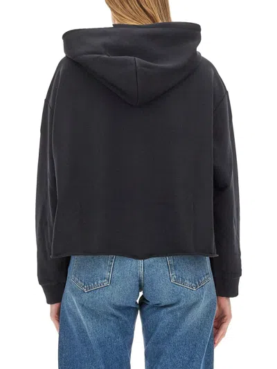 Shop Mm6 Maison Margiela Hoodie In Black