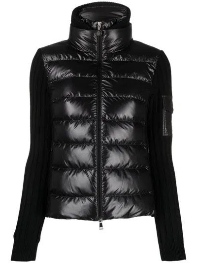 Shop Moncler Cardigan In Black