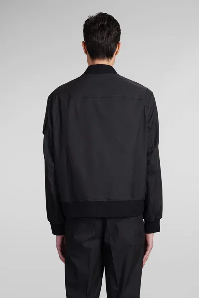 Shop Neil Barrett Bomber In Black