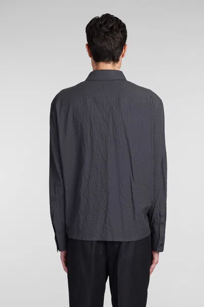 Shop Neil Barrett Overshirt Chest Pock Shirt In Black